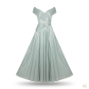 Dress with Gold Detail