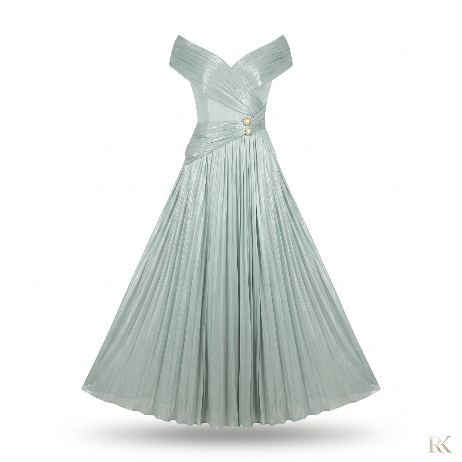 Dress with Gold Detail