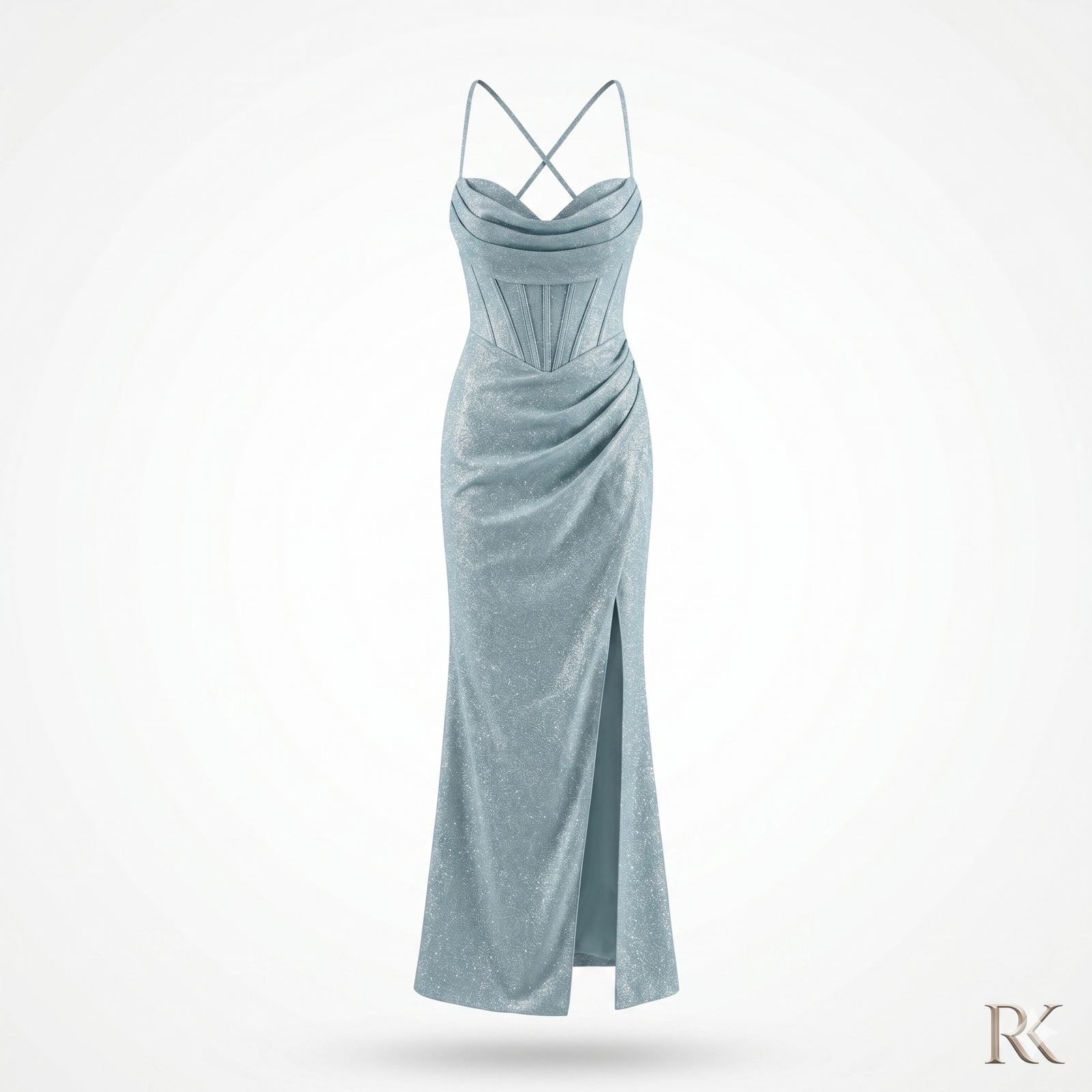 Soft Mint Evening Dress