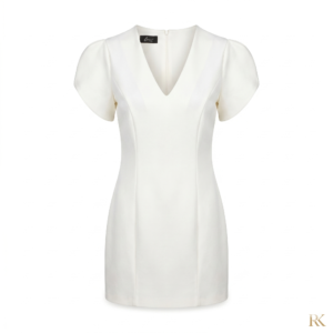 White Mini Dress – Simple & Elegant