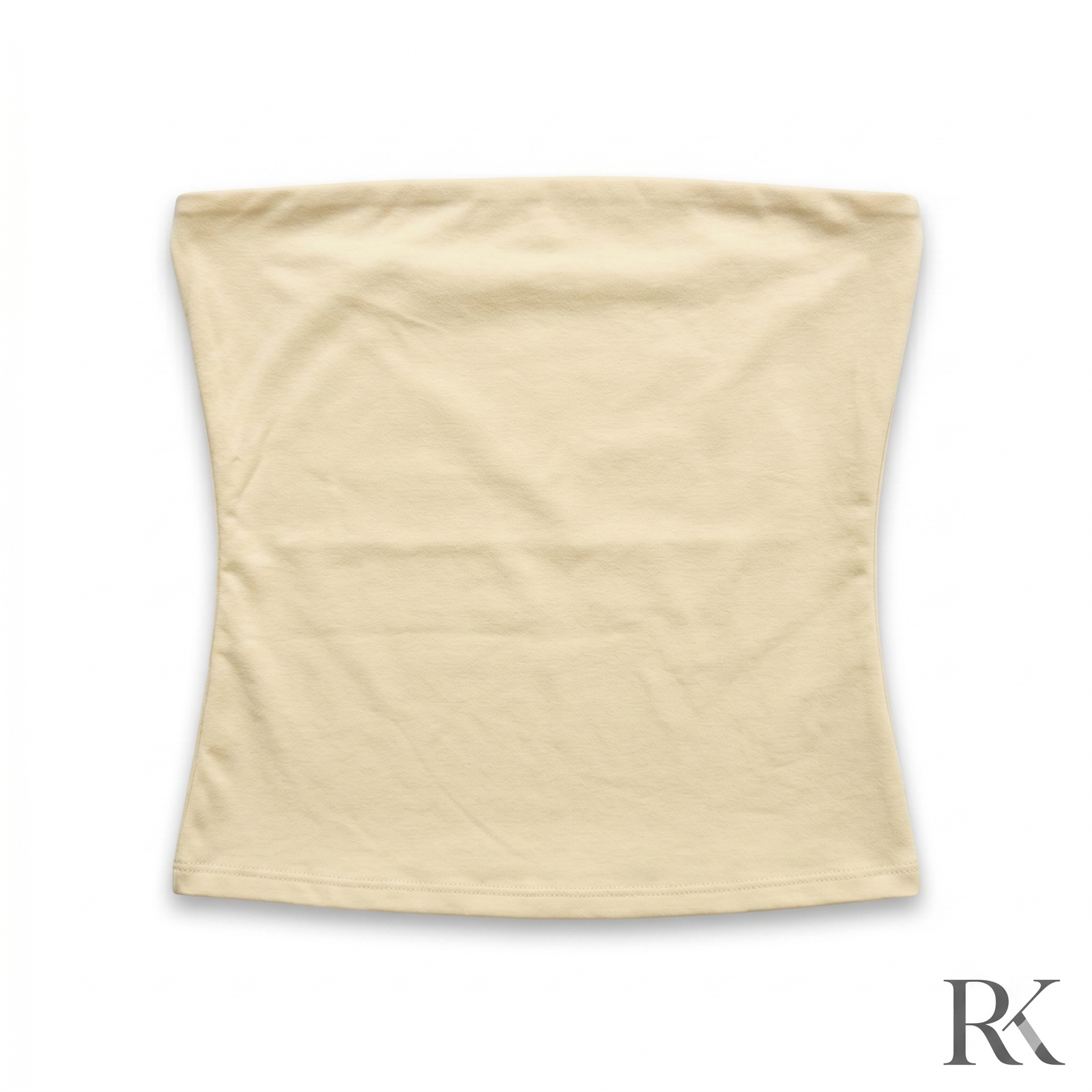 Basic Crop Top – Butter Yellow, Brown & Pink